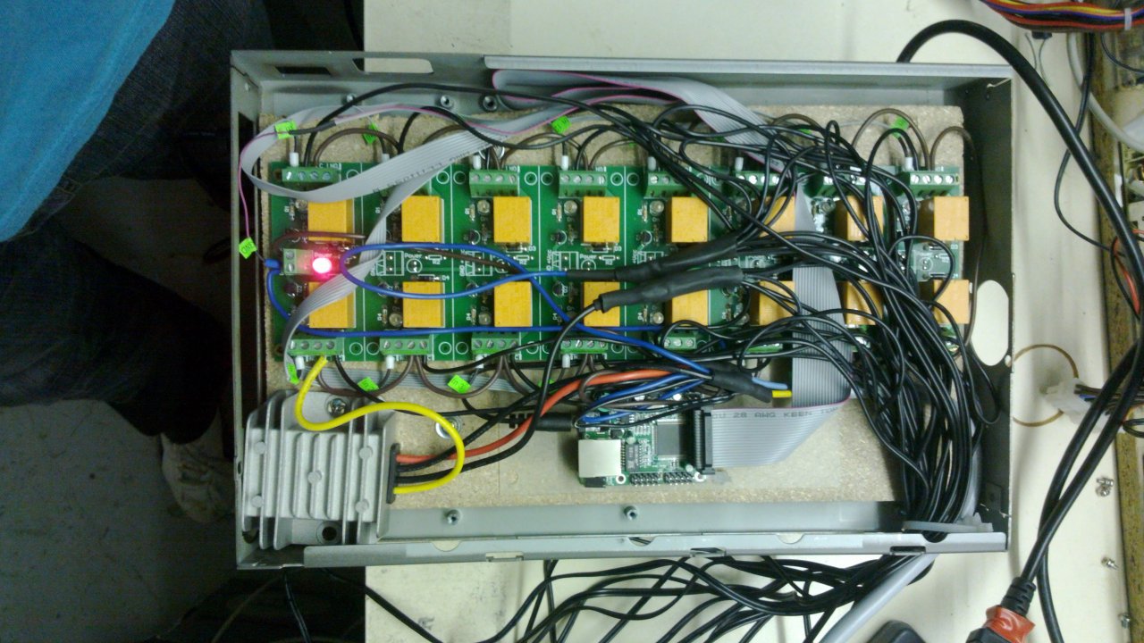 PDU with ethernet relay board